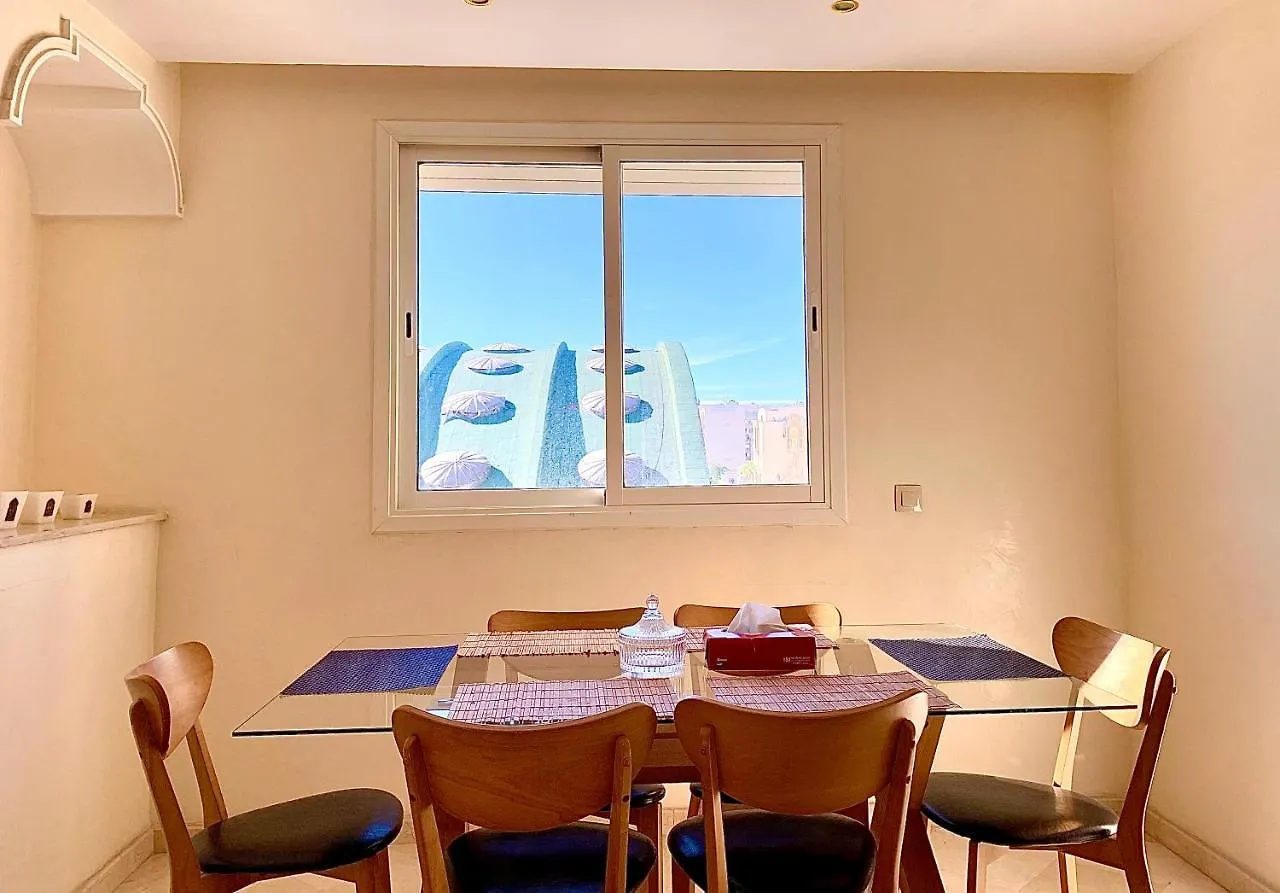 Sab 9 - Great View Over Hassan Mosque. Luxurious 3 Bedrooms & 2,5 Bathrooms الدار البيضاء شقة الدار البيضاء